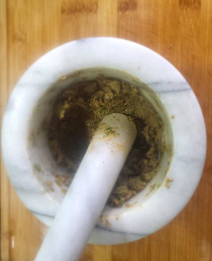 Thai green curry paste