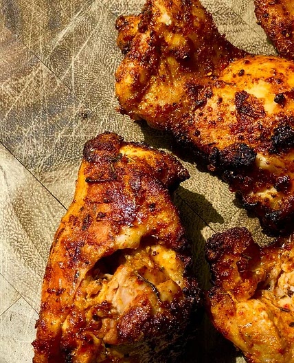 Airfryer Cajun Chicken Thighs