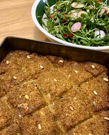 32. Vegan Baked Kibbeh