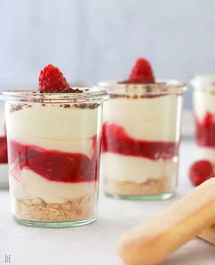 Himbeerquark Desert 