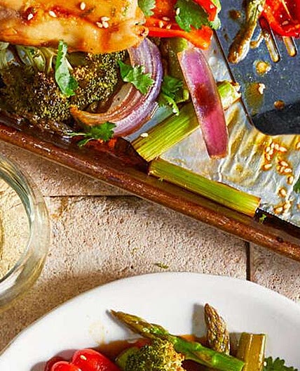 Ree Drummond's Sheet-Pan Teriyaki Chicken