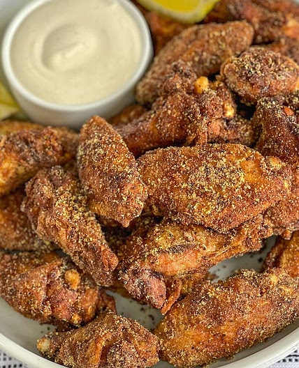 Dry rub lemon pepper wings 