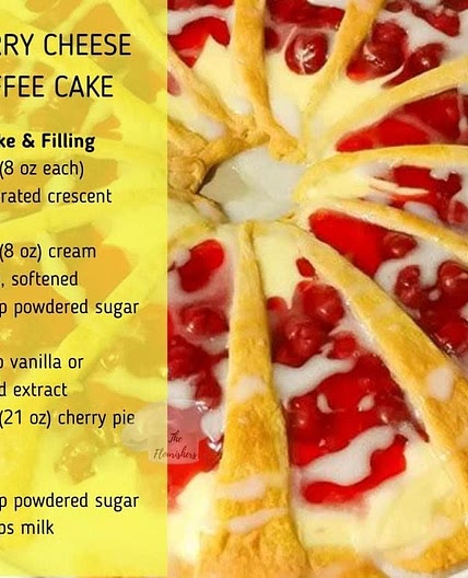 Cherry Cheese Coffee Cake