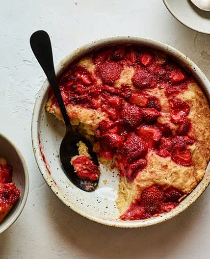 Strawberry Spoon Cake