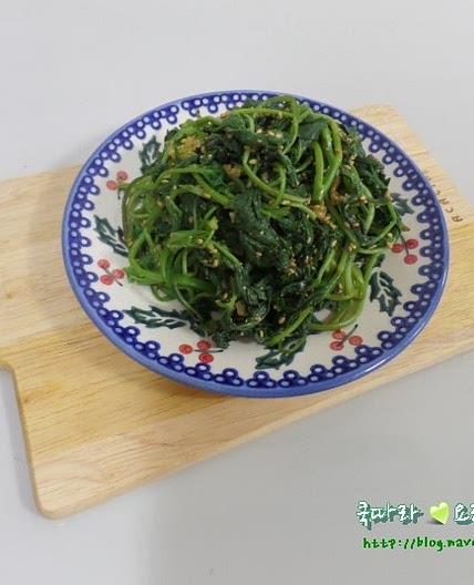 봄나물 생취나물요리 간단 나물반찬 취나물무침
