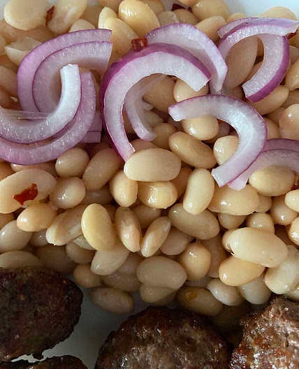 White beans salad