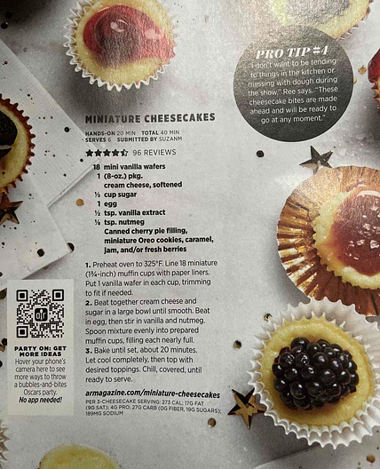 Mini Cheesecakes
