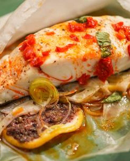Halibut en Papilotte