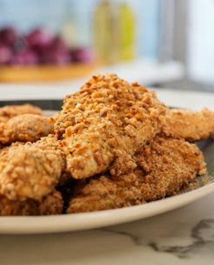 Cereal Crusted Chicken Fingers