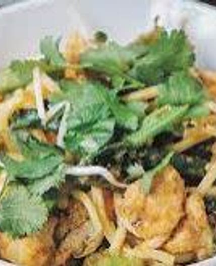 Tofu Laksa with Beans & Chinese Broccoli