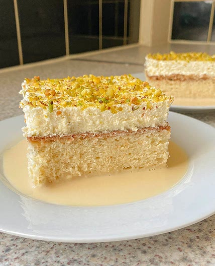 Rasmalai Tres Leches Cake