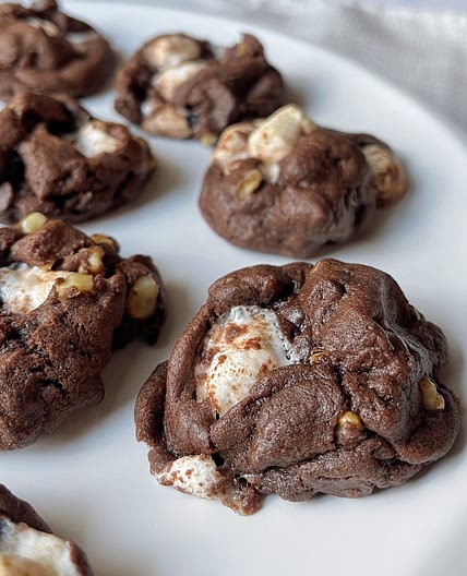 Easy Rocky Road Cookies ~ Inspired by the Ice Cream!