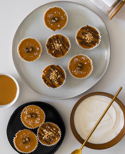 Peanut Butter Frozen Yogurt Cups