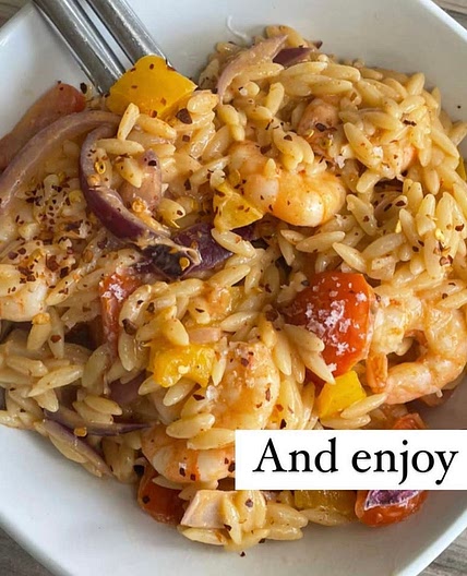 prawn orzo