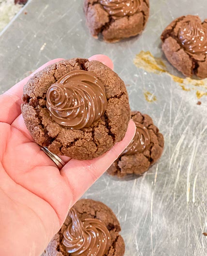 Easy Nutella cookies 