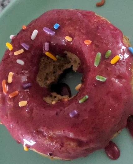Vanilla Glazed Baked Donuts
