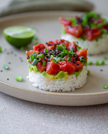 Watermelon Tuna Tartare