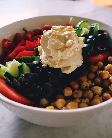 Vegan Mediterranean Buddha Bowl