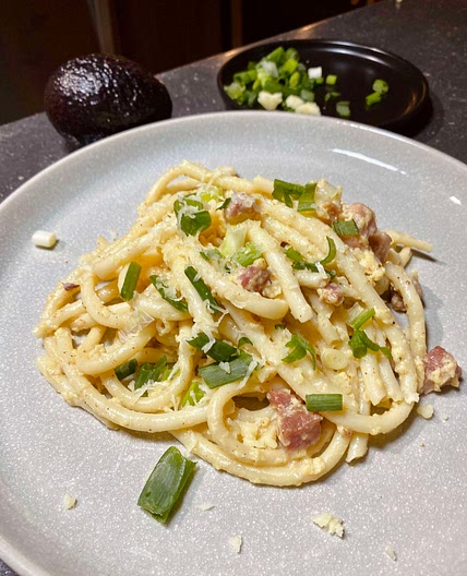 Macaroni au bacon & parmesan 