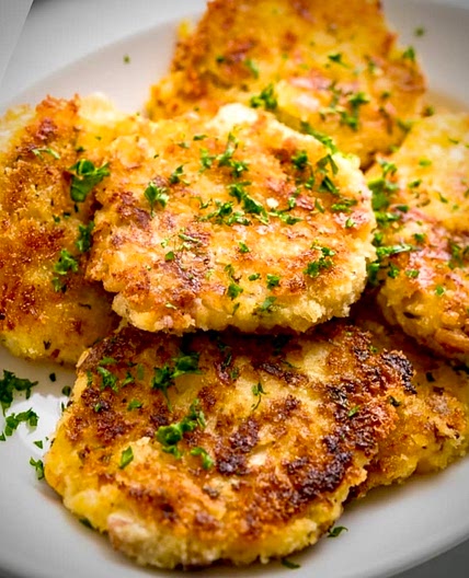 Ejjet Batinjen or Mashed Eggplant Fritters