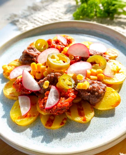 Easy Potato Nachos