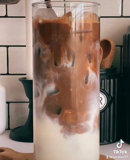 Iced Tuxedo latte 
