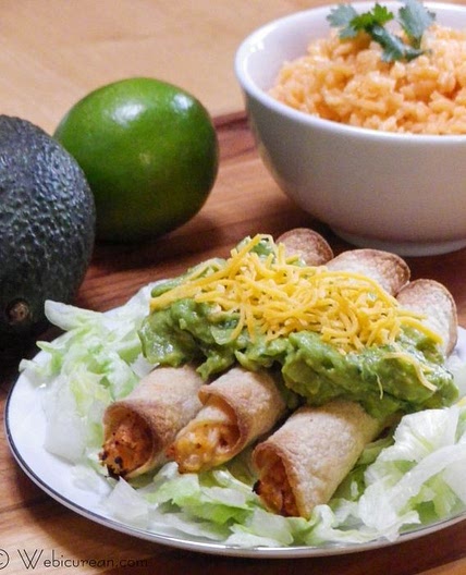 San Diego Style Rolled Tacos