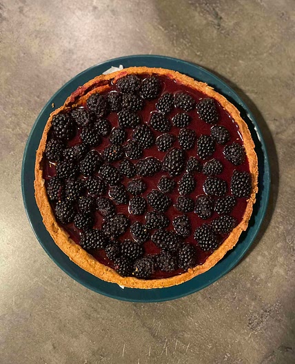 Blackberry Caramel Tart