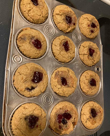 Peanut Butter Jelly Muffins
