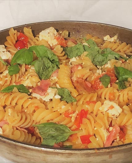 Mediterrane Nudeln Rezept mit Fusilli