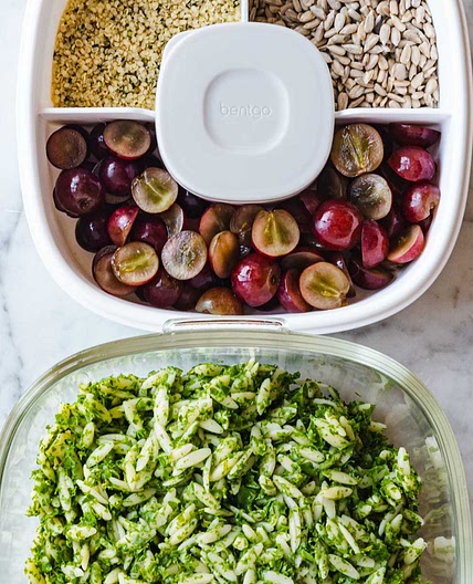 15-Minute Lemony Orzo Pasta Salad with Kale