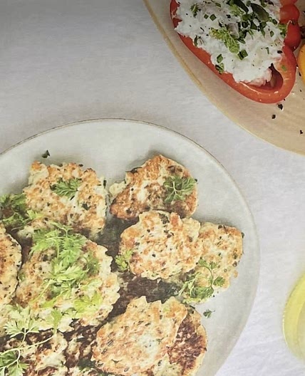 Boulettes poulet et poivrons farcis 