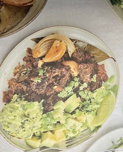 Bœuf carnitas et guacamole