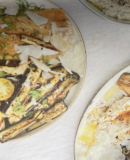 Humous, fromage et maquereau fumé