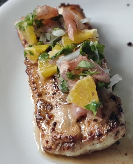 Sea Bass with Citrus Salsa