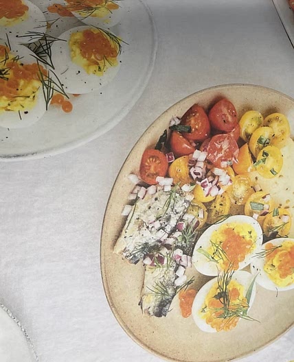 Œufs mimosa fromage et sardines