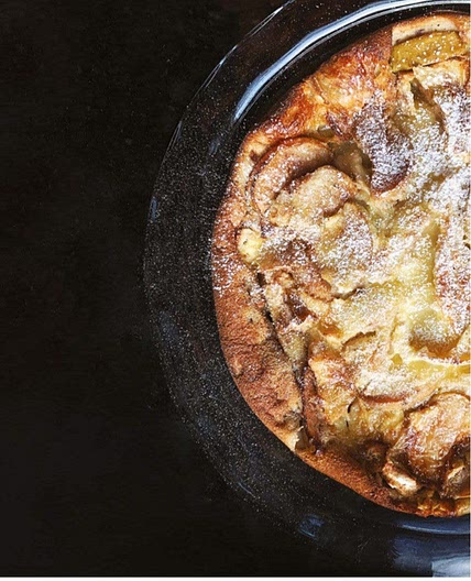APPLE CAMEMBERT CLAFOUTIS