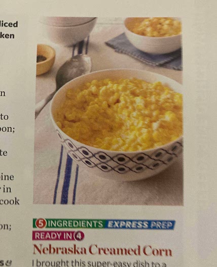 Nebraska creamed corn