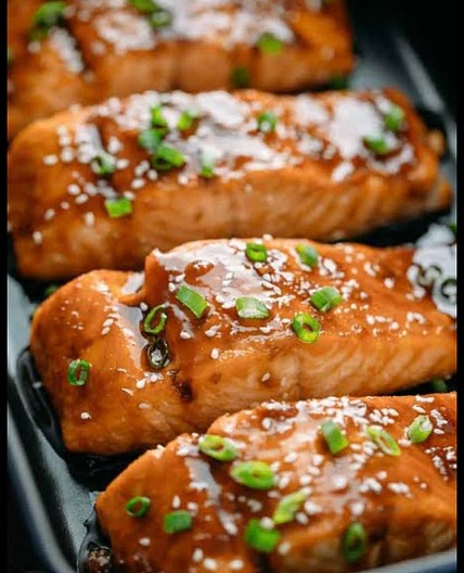 Teriyaki Glaze Salmon 