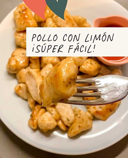 Pollo al limón miel y soja 
