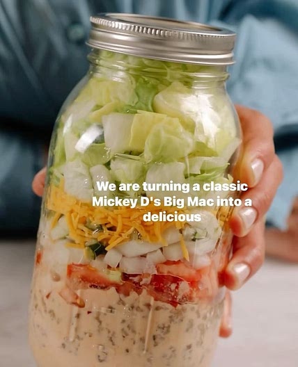 BIG MAC SALAD JARS 🍔 