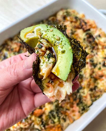 Salmon Sushi Bake