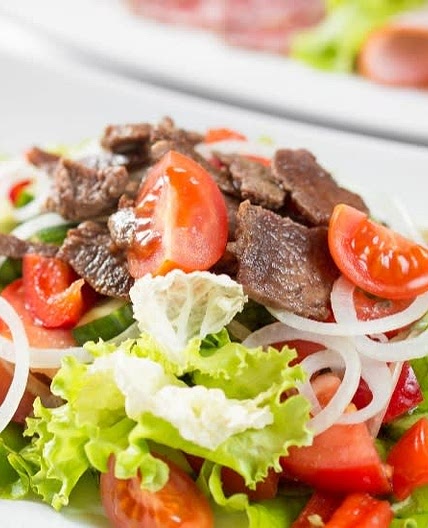 Knackiger Rindfleischsalat