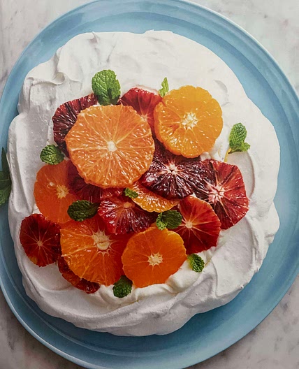 Pavlova with Citrus Salad