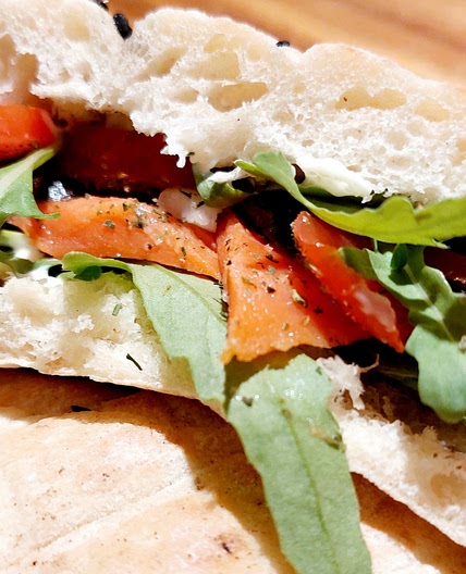 Panini - Smoked salmon and rucola