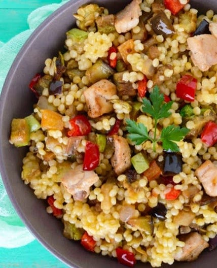 Couscous mit Hähnchen