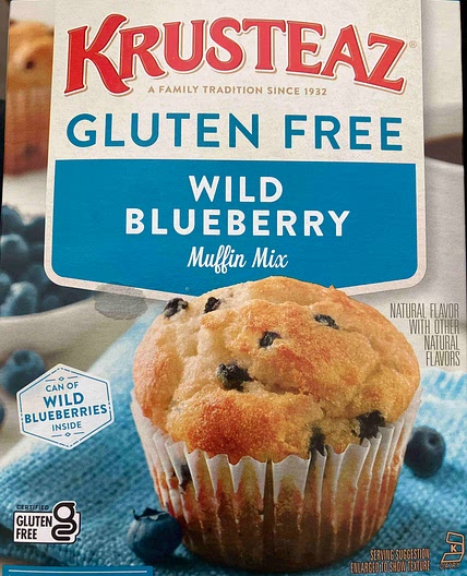 Krusteaz Gluten Free Wild Blueberry Muffins