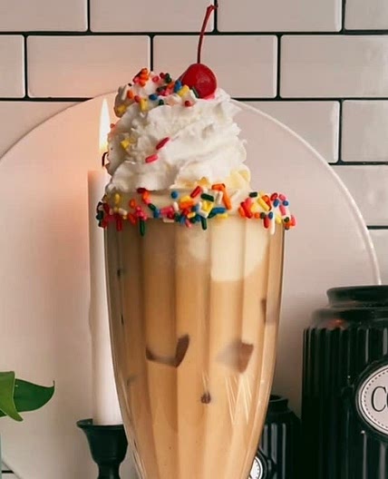 Vanilla Ice Cream Latte
