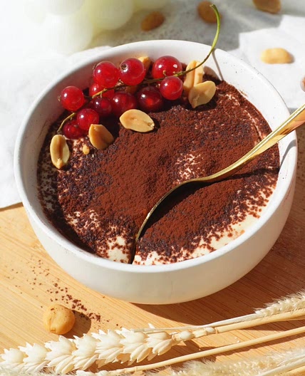 PB Tiramisu Overnight Oats