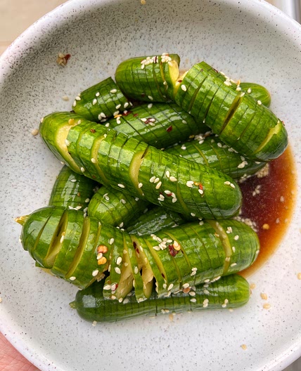 Viral Cucumber Salad